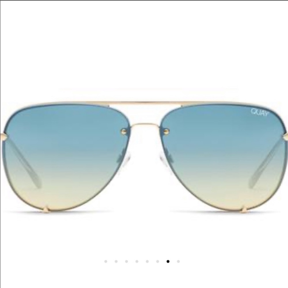Quay Australia High Key mini rimless sunglasses - Picture 2 of 8